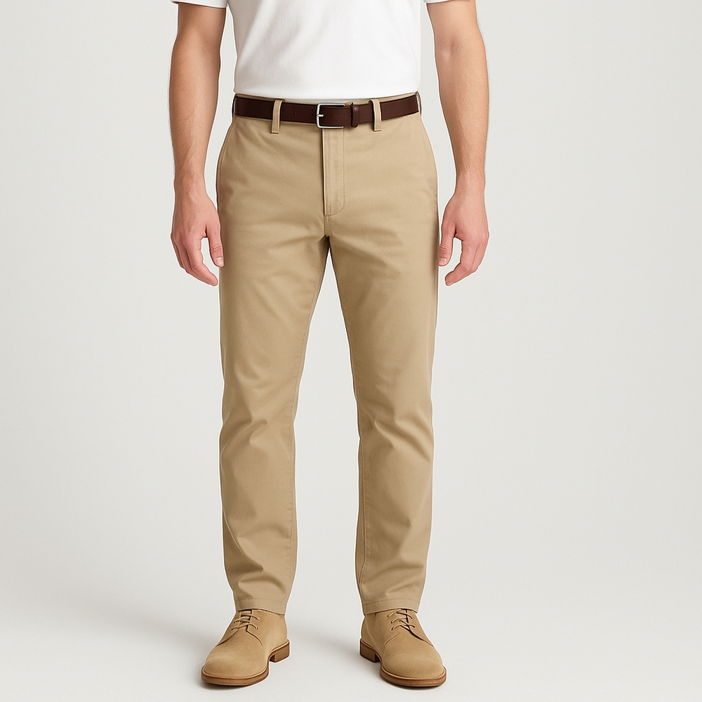 Men’s Classic Khaki Pants – Size 34 x 32